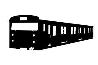 クモヤ143形のマスク(車体全体・ジャンパ栓なし)