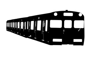 名古屋鉄道 6000系のマスク(全体)